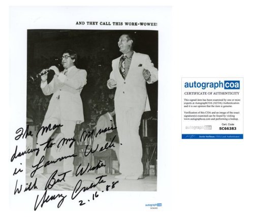 The Lawrence Welk Show" Clarinet Autographed Photo by Henry Cuesta