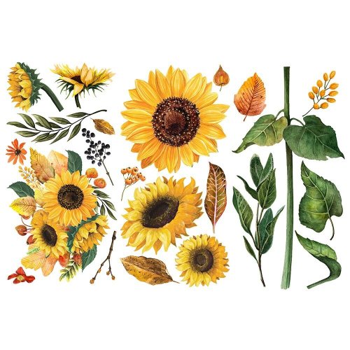 Sunflower Afternoon Decor Transfers