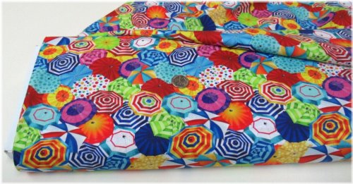 Beach Umbrella Delight Fabric