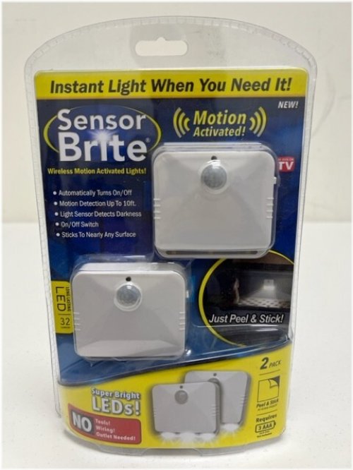GlowGuard LED Motion Sensor Lights