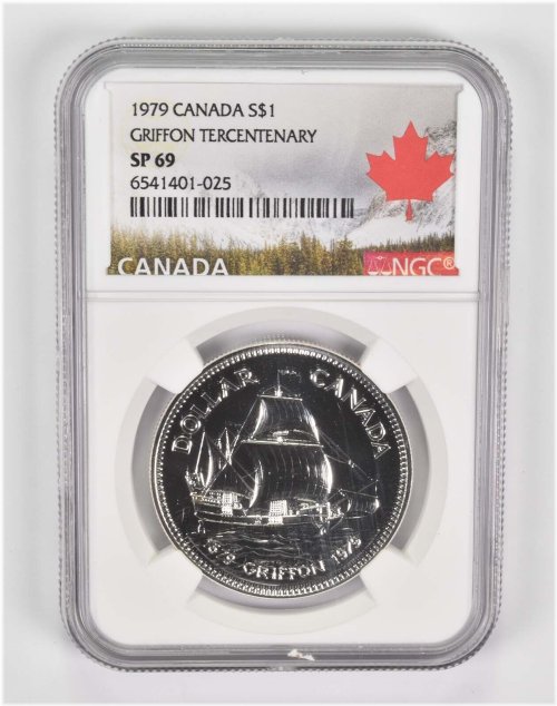 Griffon Tercentenary Silver Dollar