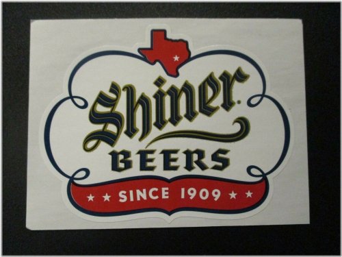 Vintage Shiner Bock Brewery Decal - Celebrating over a Century of Texas Craft Beer