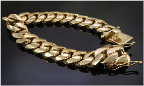 Golden Miami Link Bracelet