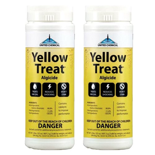 Yellow Algae Remover for Pools and Spas (2lb Pack)