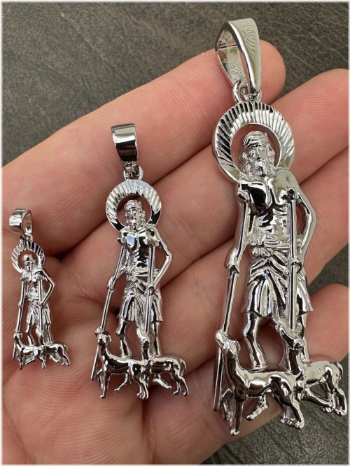 Lazarus Silver Pendant