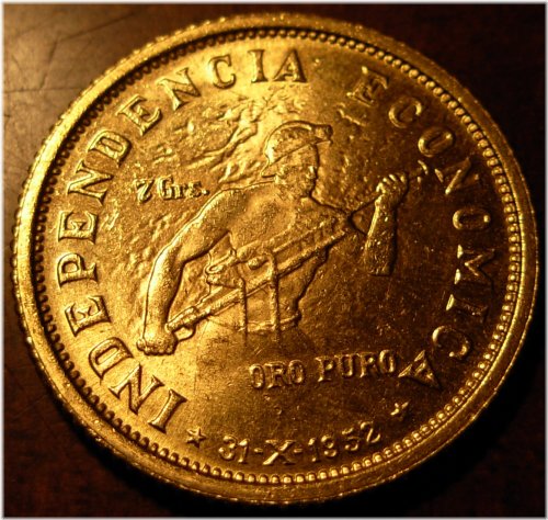 Revolutionary Bolivian Gold Coin