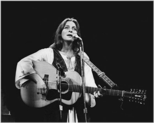 Vintage Judy Collins Folk Music Photo Print
