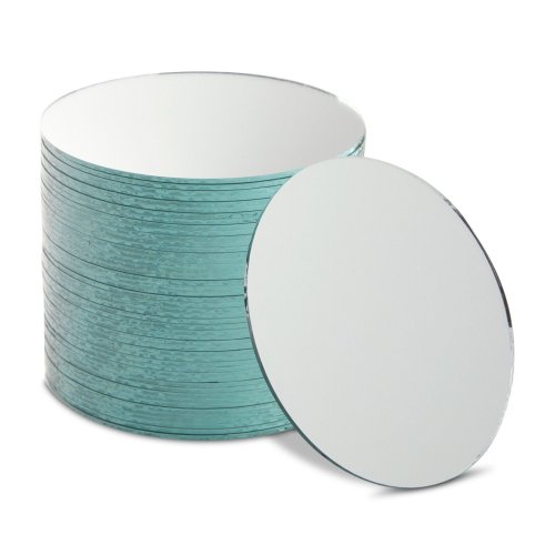 Reflective Glass Craft Circles Set