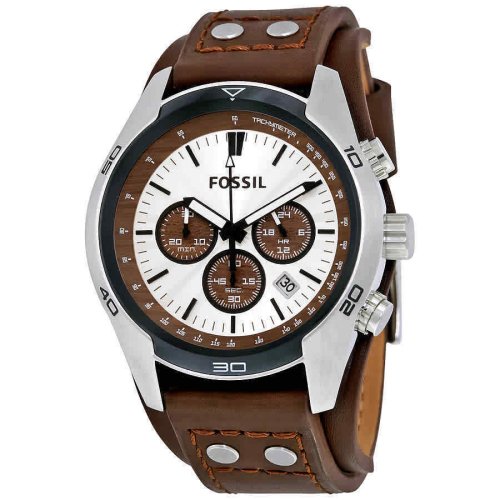 Elegant Leather Chronograph Watch