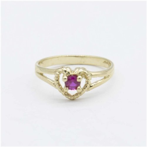 Golden Heart Toe Ring