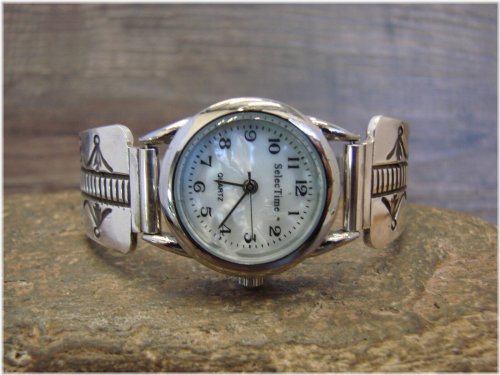 Southwest Silver Timepiece by B. Morgan