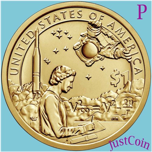 Space Exploration Tribute Sacagawea Dollar