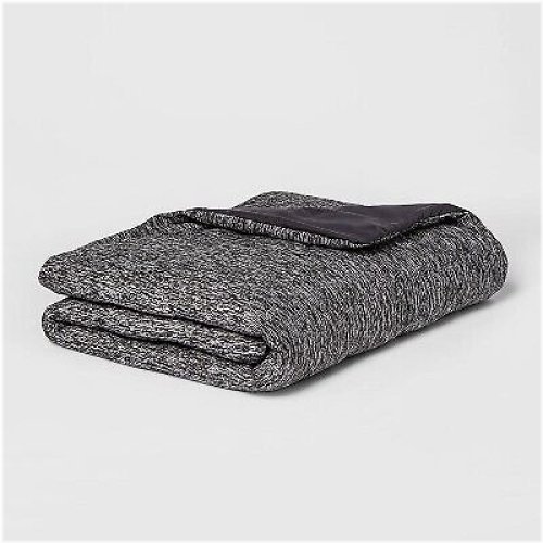 Heather Gray Weighted Throw Blanket