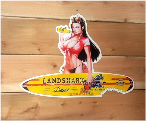 Surfboard Metal Sign