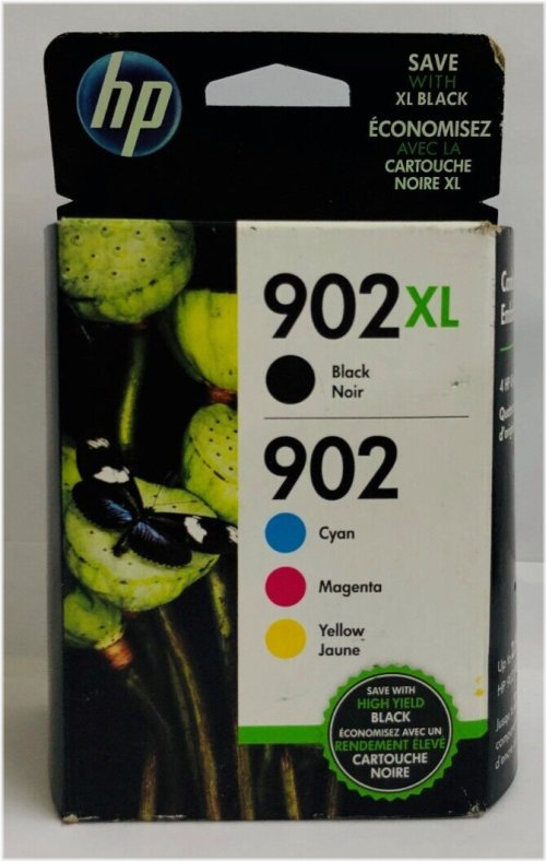 Inkjet Pro Pack - HP 902XL Black & Color 4PK