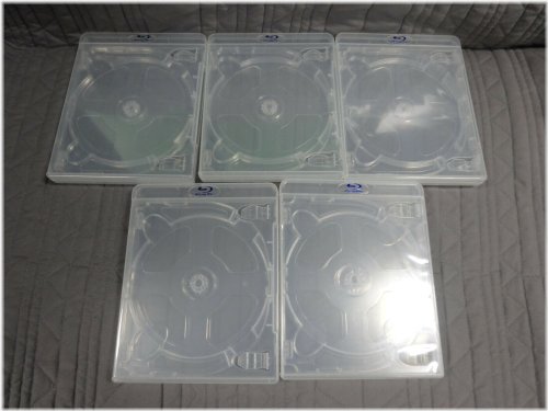 Elite Clear Triple Disc Storage Set - Organize Your Media Collection