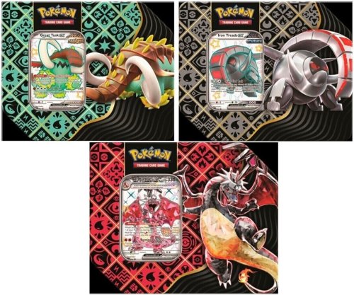 Pokemon Paldean Fates Tin Case