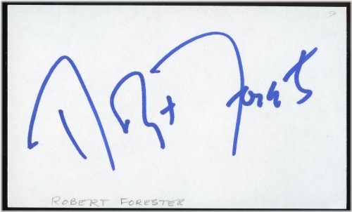 Robert Forster 2019 Signed 3x5 Cut