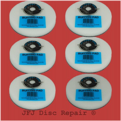 Original Supplies Bundle: 6 JFJ Easy Pro Buffing Pads for Video Game Consoles