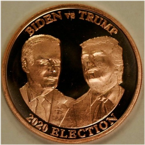 Political Commemorative Copper Round