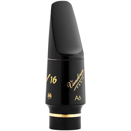 Medium Chamber Hard Rubber Alto Saxophone Mouthpiece from Vandoren V16 Series