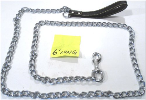 Chain Link Leash with Handle