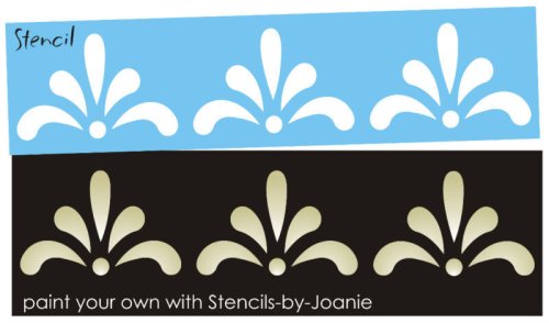 Colonial Folk Art Border Stencil