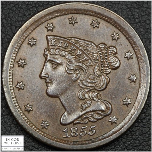 Copper Braided Lock Half Cent