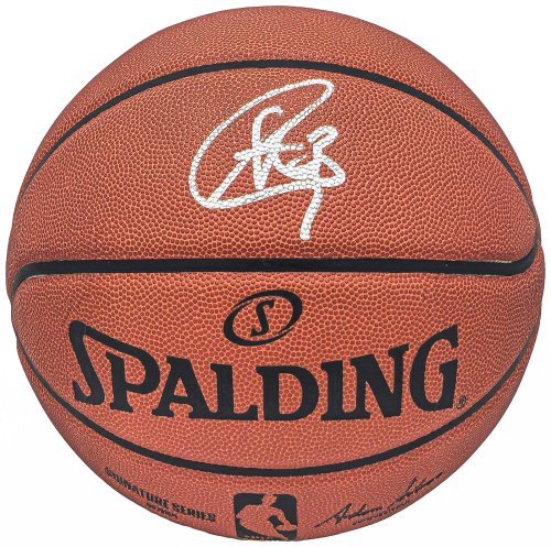 Golden State Warriors Signed Spalding Basketball by Stephen Curry
