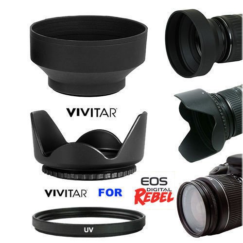 Lens Hood Kit for Canon EF 50mm f/1.4 USM Lens