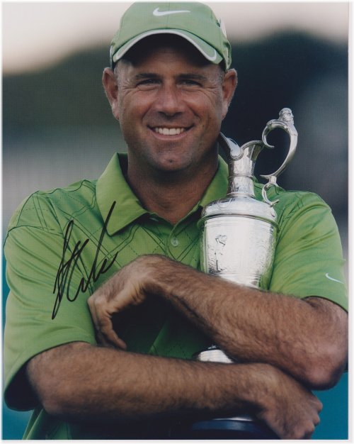 Stewart Cink Autographed Golf Memorabilia