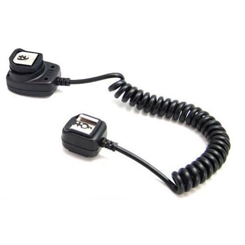 Off-Camera Flash Sync Cord for Canon Cameras with E-TTL Support