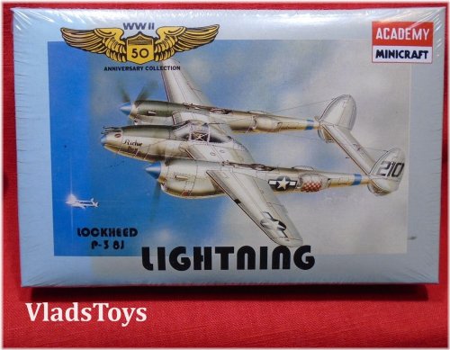 Lockheed P-38J Lightning Anniversary Model Kit