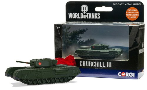 Fit To Box Churchill III Diecast Tank