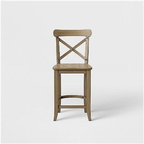 Driftwood X-Back Stool