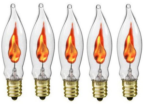 Flicker Flame Candelabra Bulbs (Box of 5)