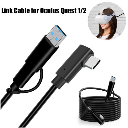 QuestLink Plus - High-Speed 16FT Link Cable for Seamless Oculus Quest 2 VR Experience