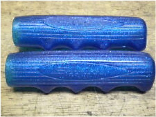 Blue Sparkle Handlebar Grips