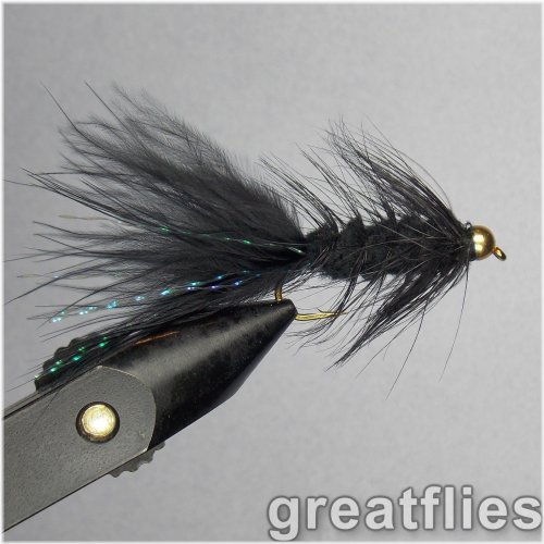 Black Bead Woolly Buggers