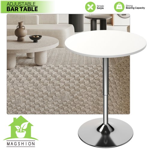 Swivel Wood Pub Table