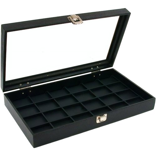 Midnight Glass Jewelry Display Tray