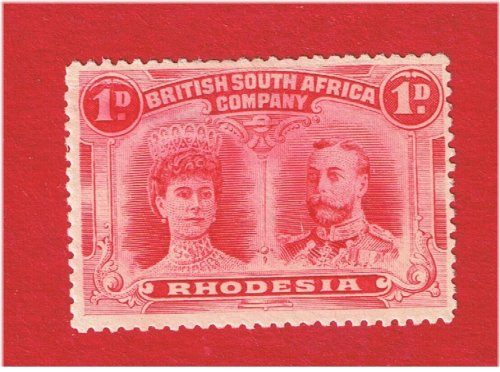 Rhodesia Colonial Stamp Set - Mary & George #102