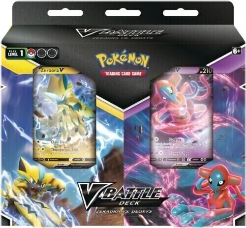 Elemental Clash: Zeraora vs Deoxys Collectible Card Game Bundle