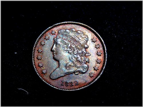 Timeless Copper Treasures: Exquisite 1834 Red Brown U.S. Half Cent