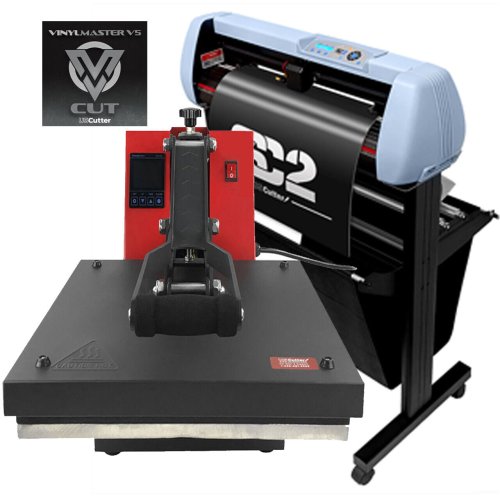 Vinyl Cutting and Heat Press Bundle for Sign Making and Heat Transfer