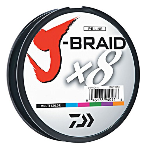 Multi-Color Braided Fishing Line - 550 Yards (500 M) by Daiwa