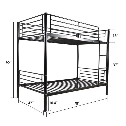 SleekSteel Bunk Bed