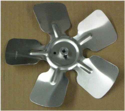 Metal Propeller Fan Blade - 8 Inch Diameter, 5 Blades, Clockwise Rotation, 24 Degree Pitch