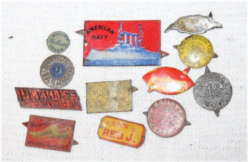 Retro Tobacco Tin Tag Collection