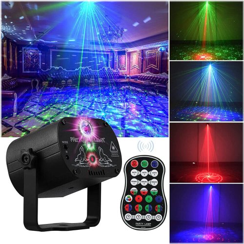 Multi-Pattern RGB Laser Stage Light for Parties and Shows